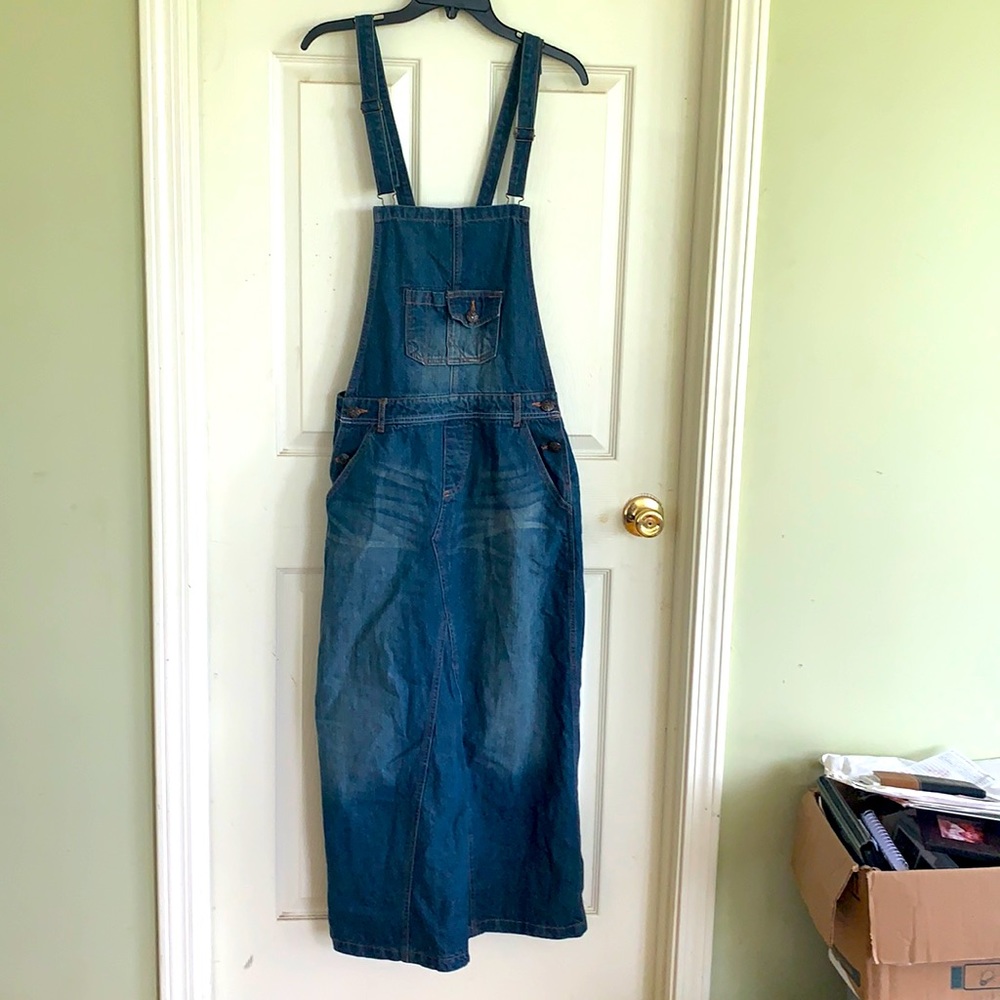 Spaghetti Straps long Bluejean dress. Brand new.